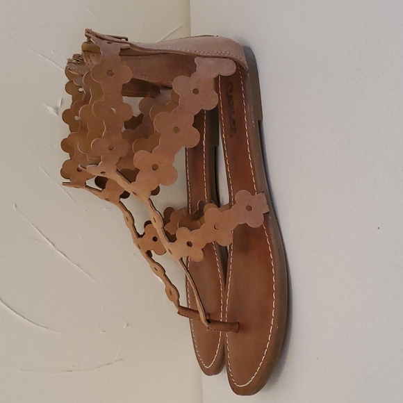 🌹HOST PICK🌹Carlos Santana Gladiator Finesse Brown Sandlas Sz 6.5 - Picture 4 of 5